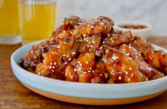 Crispy Baked Orange Chicken Wings