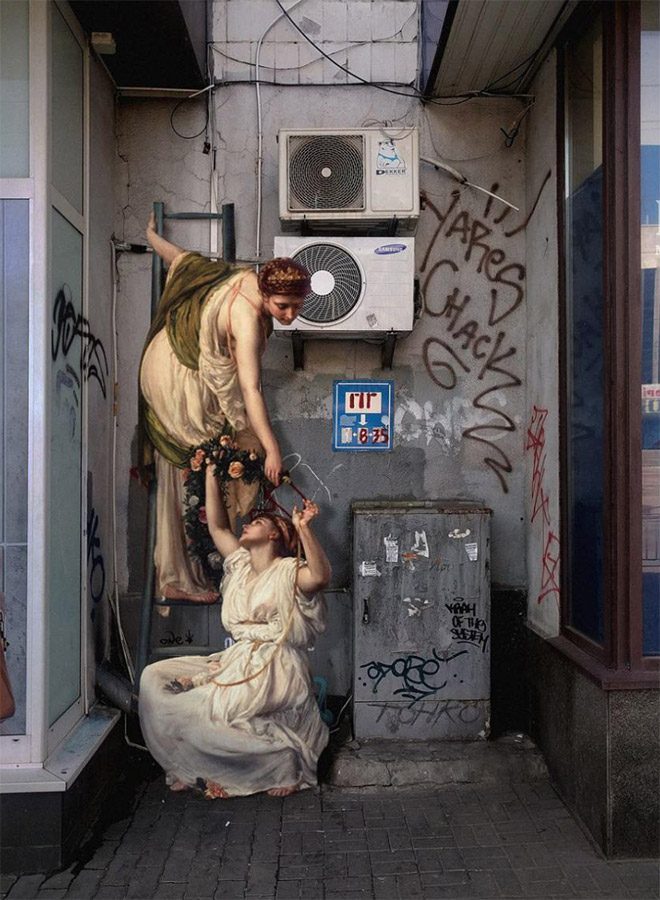 When Classical Paintings Meet Today’s World…