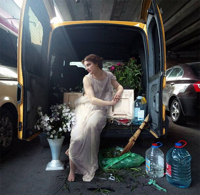 When Classical Paintings Meet Today’s World…