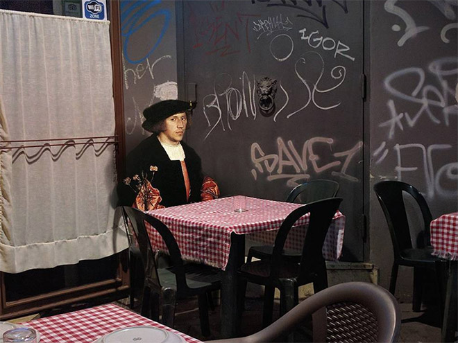 When Classical Paintings Meet Today’s World…