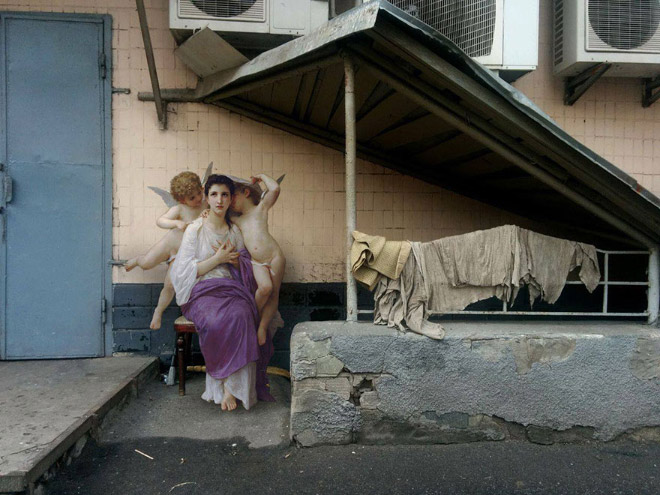 When Classical Paintings Meet Today’s World…