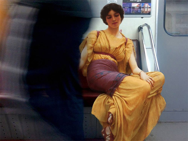 When Classical Paintings Meet Today’s World…