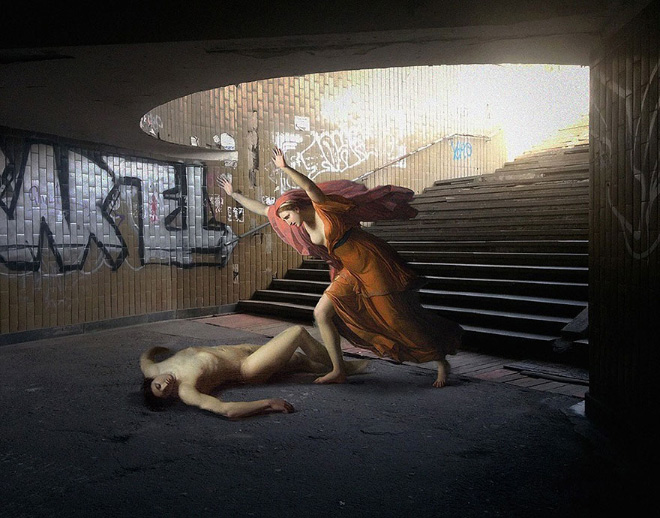 When Classical Paintings Meet Today’s World…