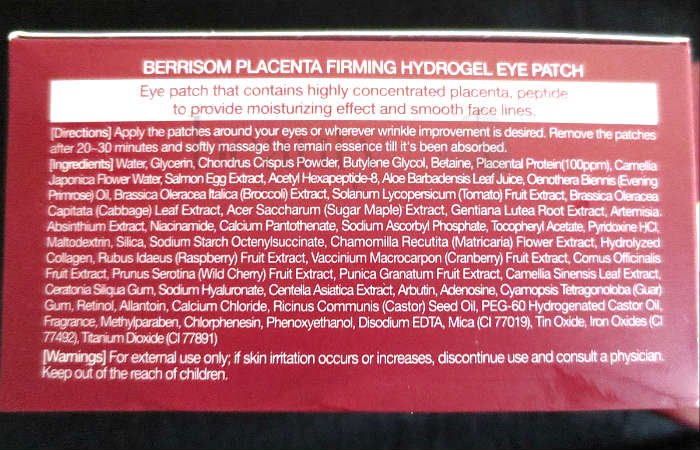 Berrisom Placenta Firming Hydrogel Eye Patch Set Review – THE YESSTYLIST &#8211; Asian Fashion Blog