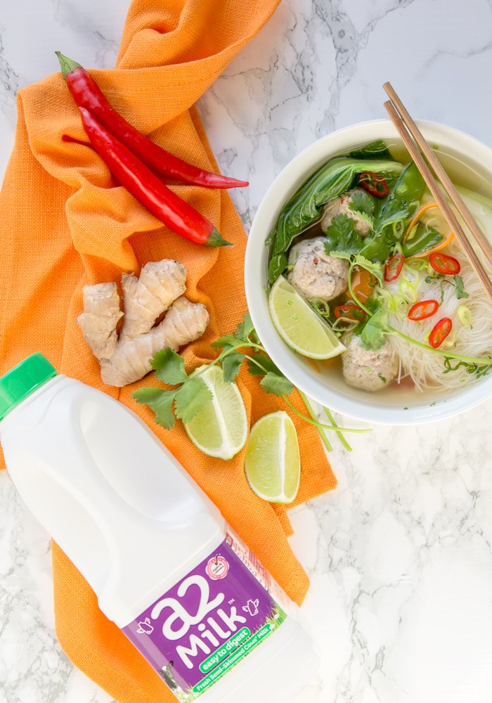 Thai Turkey Meatball Soup &#8211; The Petite Cook