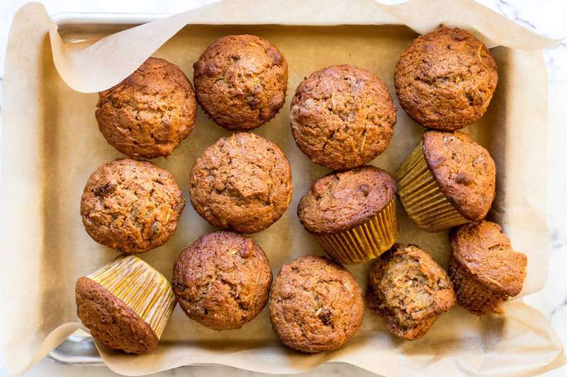 Morning Glory Muffins Recipe | SimplyRecipes.com