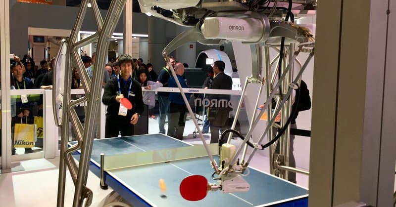 The coolest thing I saw at CES: Forpheus, the Ping-Pong-playing robot
