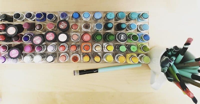 Kissed portrait of Marilyn Monroe