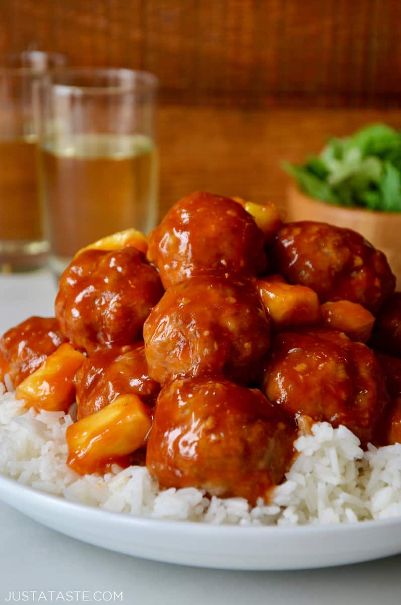 Baked Sweet and Sour Meatballs