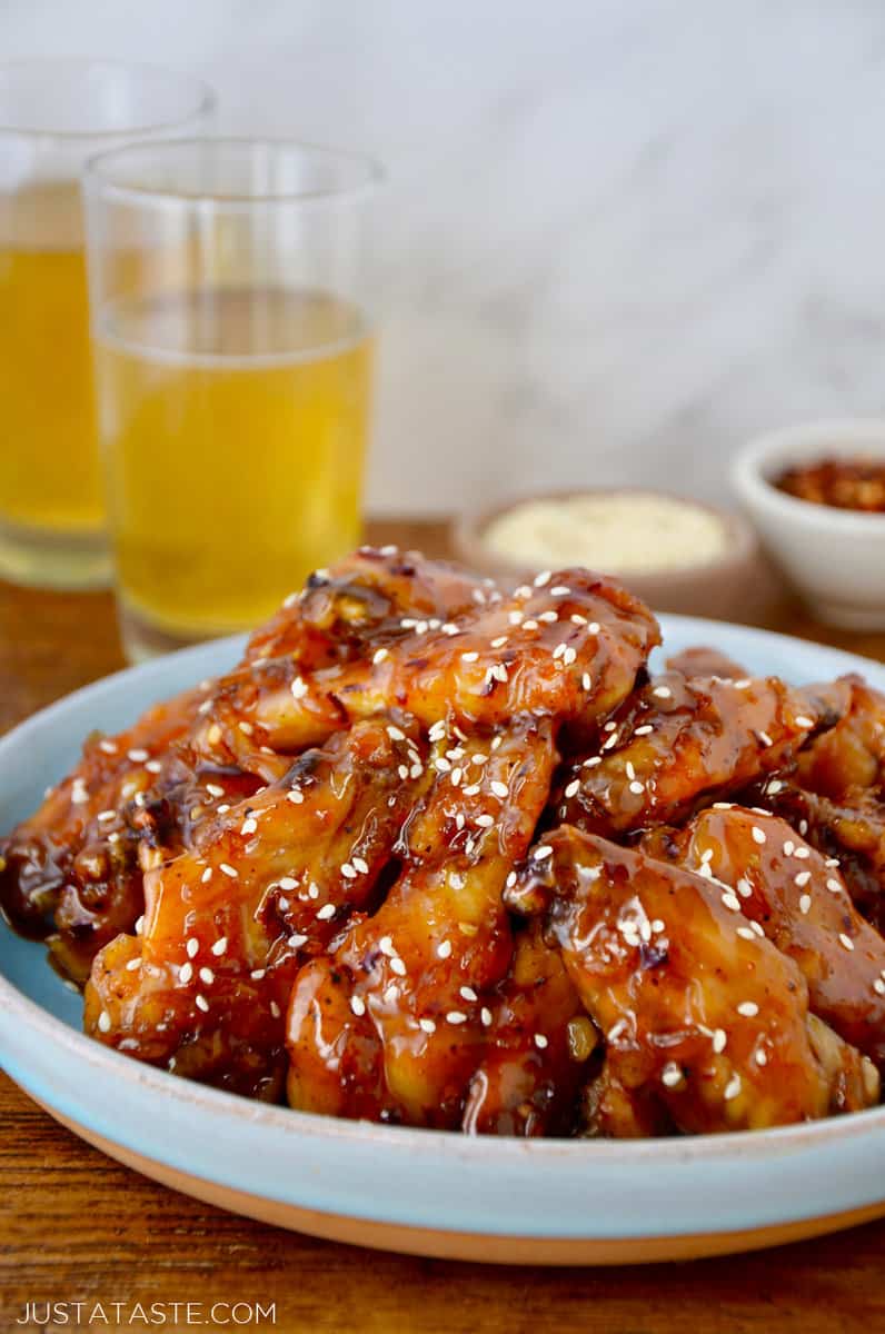 Crispy Baked Orange Chicken Wings