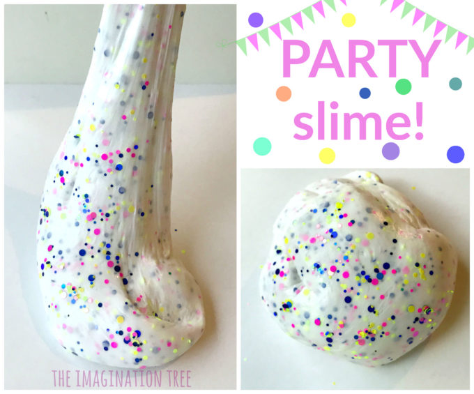 Confetti Party Slime Recipe! &#8211; The Imagination Tree