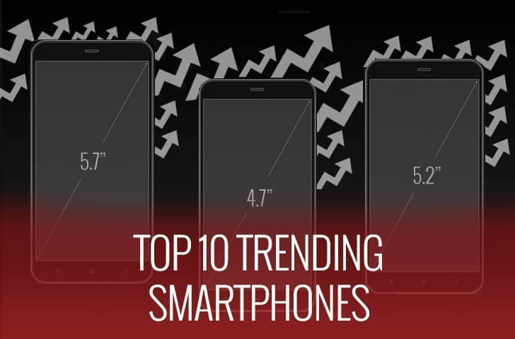 Top 10 trending phones of week 1