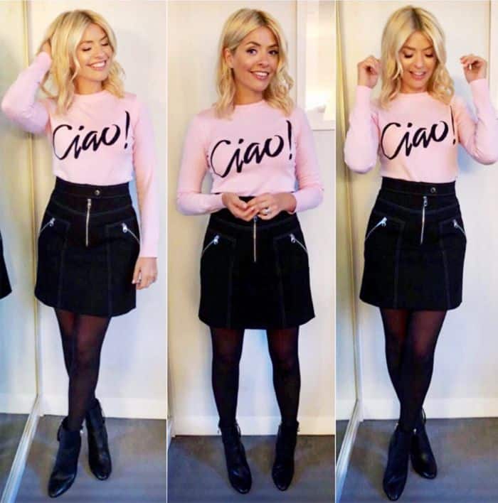 Holly Willoughby's £35 Jumper Is the Perfect January Pick-Me-Up