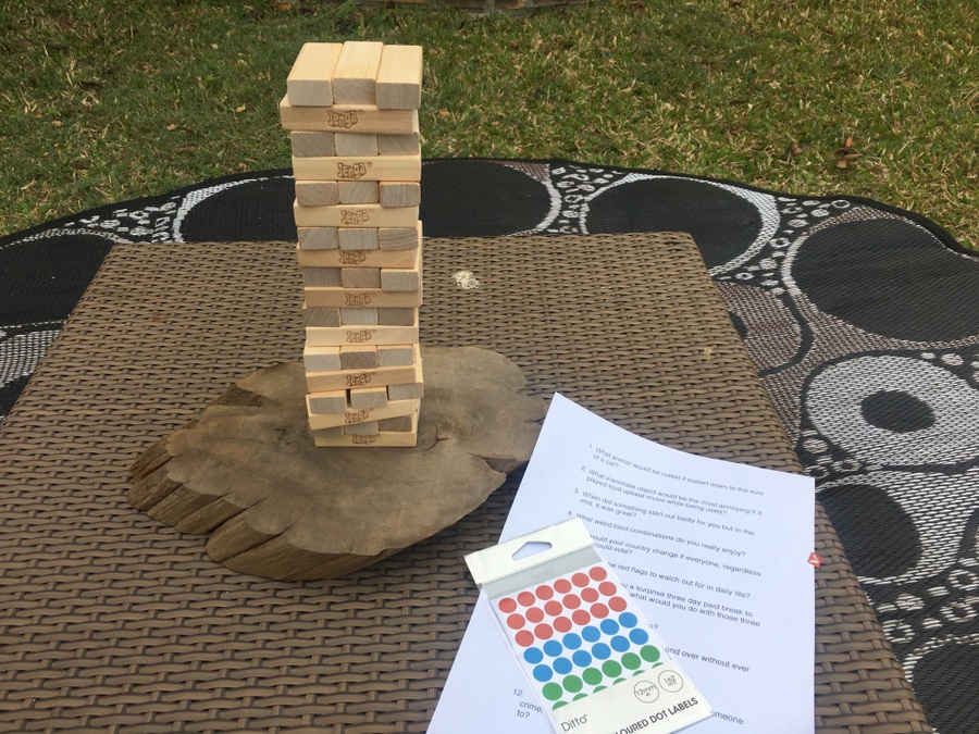 Jenga Get to Know You Game