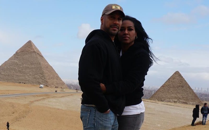 Kenya Moore & Husband Marc Daly Travel to Egypt to Celebrate Her 47th Birthday