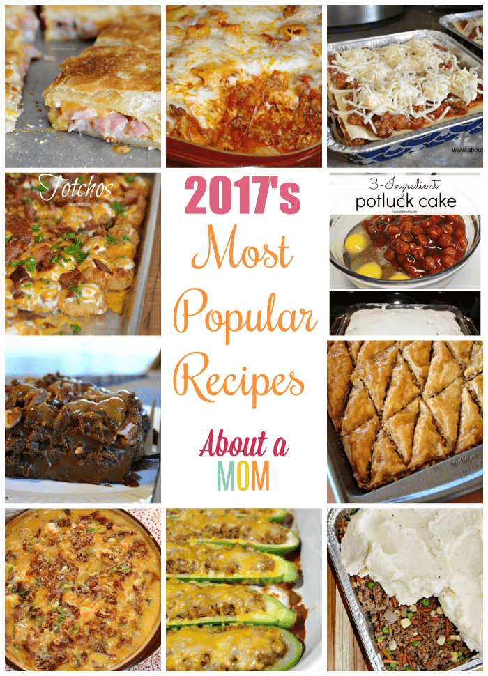 Most Popular Recipes in 2017 on About a Mom