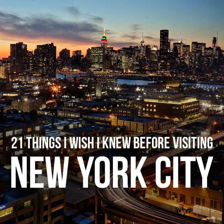 21 Things You Need to Know Before Visiting NYC