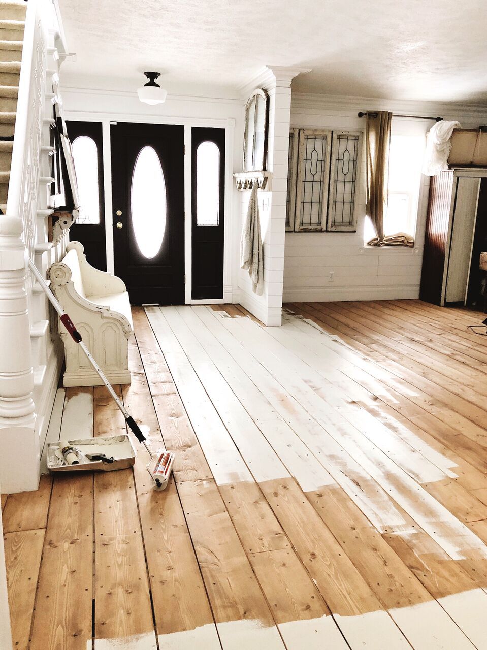 Painted Floor Adventure – The Biggest Room Yet