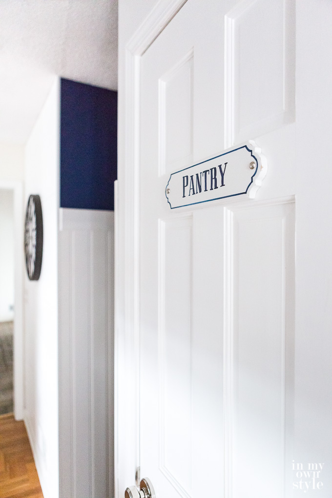 Small Pantry Closet Makeover | In My Own Style