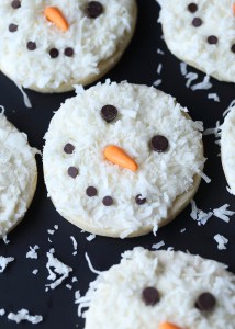 Coconut Snowman Cookies – Cookies and Cups