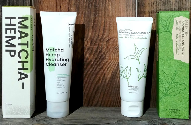 Comparison Review Krave Beauty Matcha Hemp Hydrating Cleanser vs