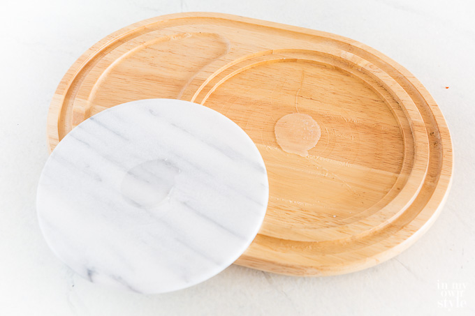 Wood & Marble Pedestal Stand + More