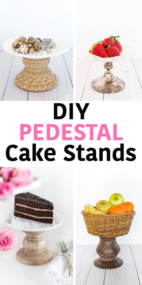 Wood & Marble Pedestal Stand + More