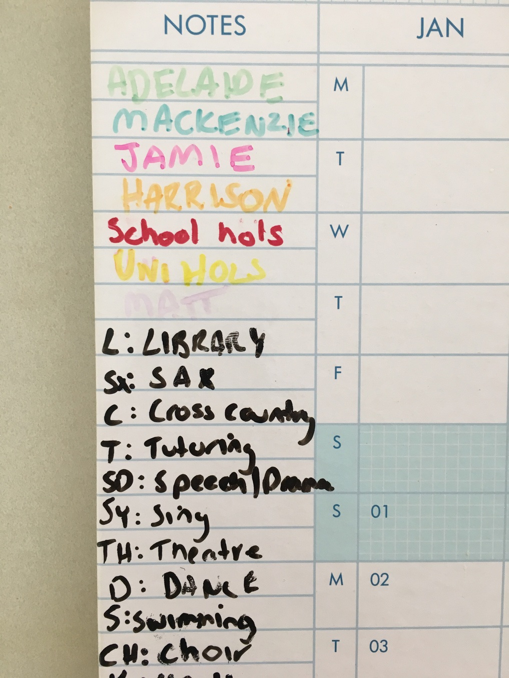 Organising Multiple School Schedules | Be A Fun Mum