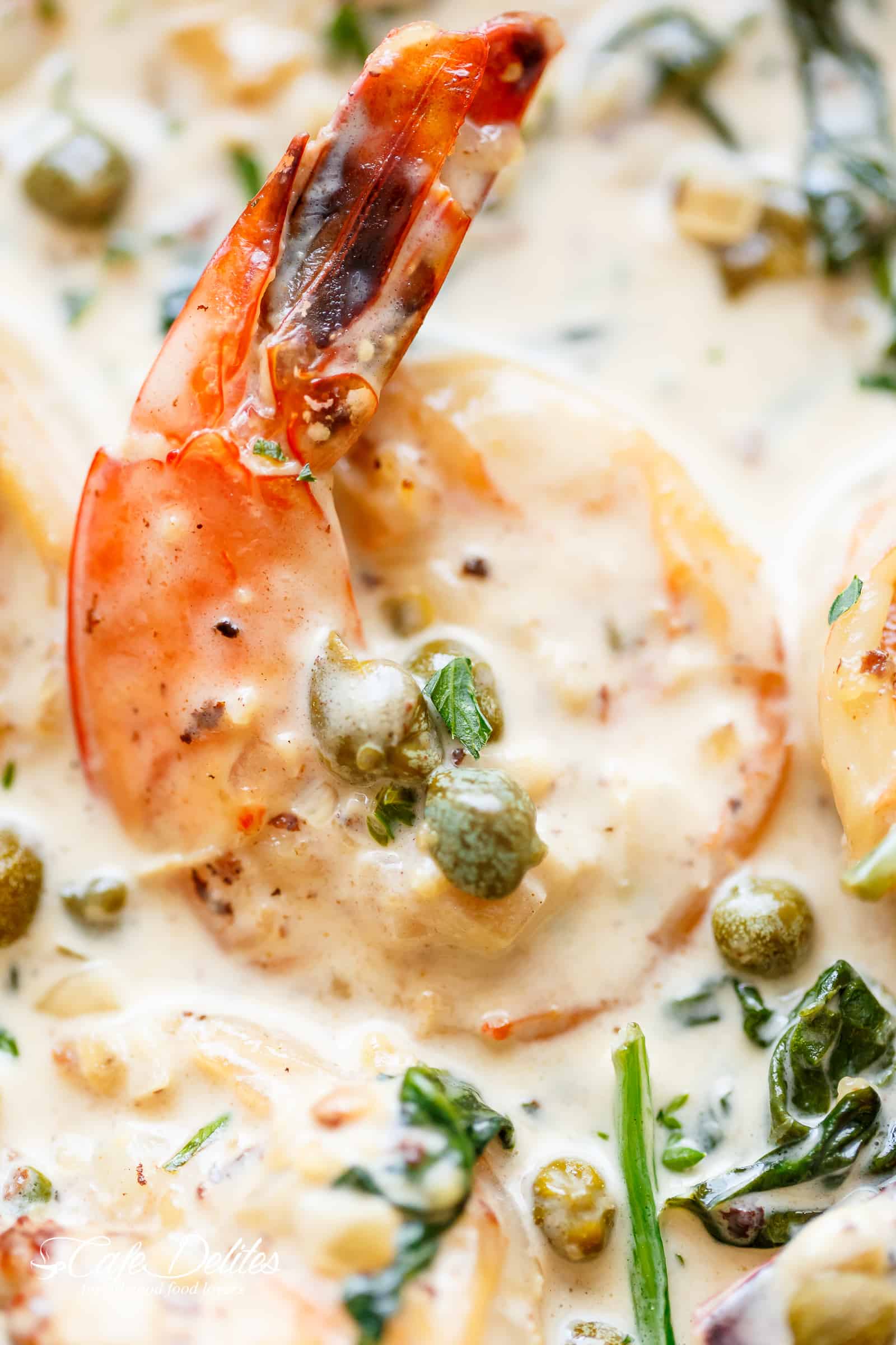 Creamy Garlic Butter Shrimp Piccata