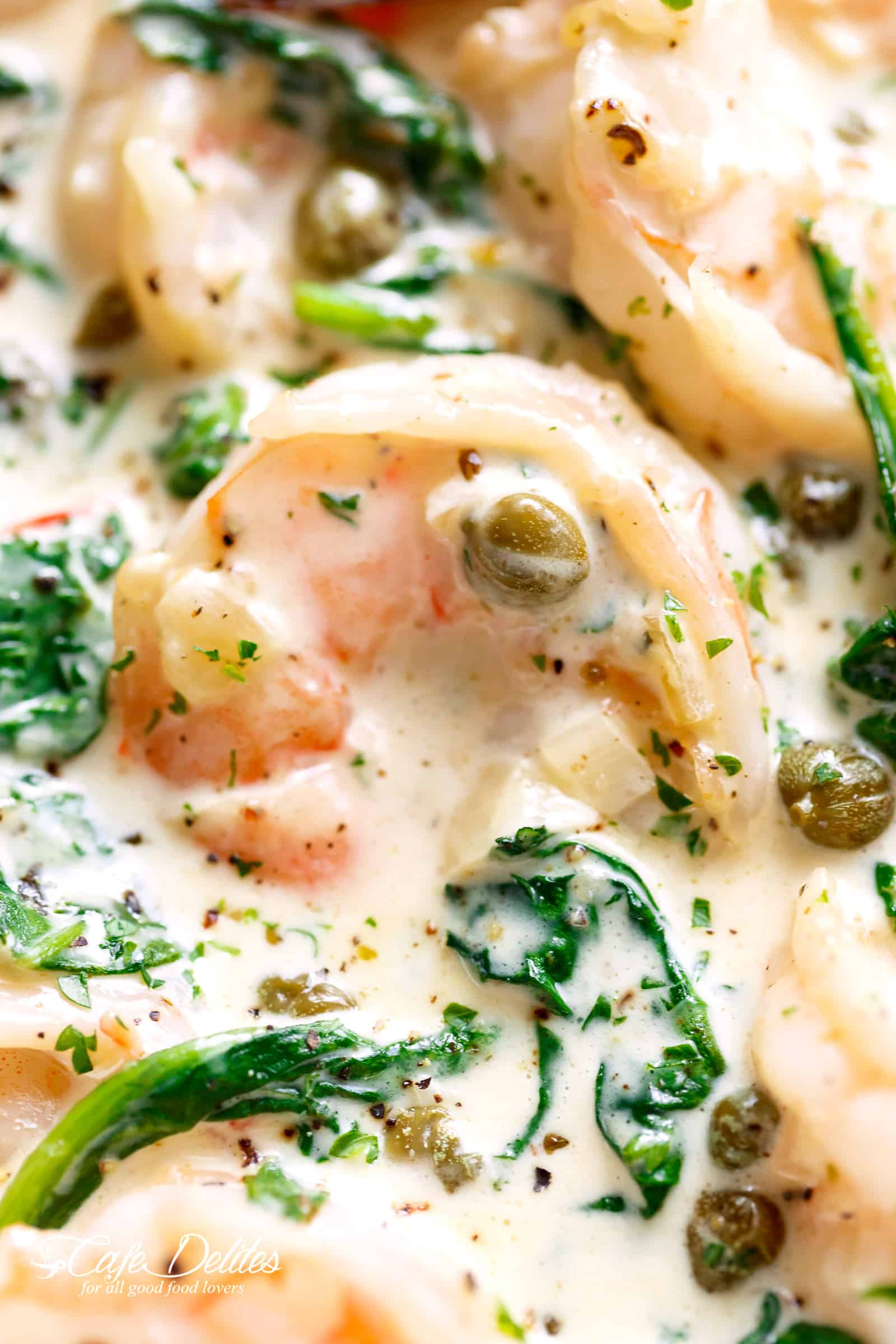 Creamy Garlic Butter Shrimp Piccata