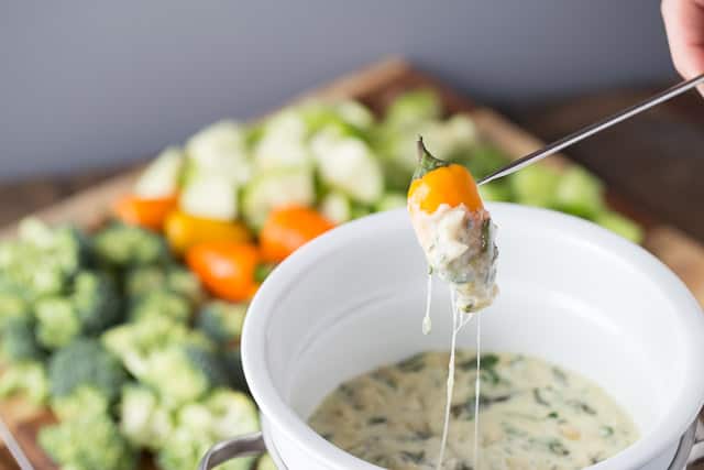 Healthy Spinach Artichoke Fondue | Healthy Ideas for Kids