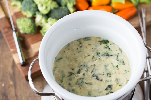 Healthy Spinach Artichoke Fondue | Healthy Ideas for Kids