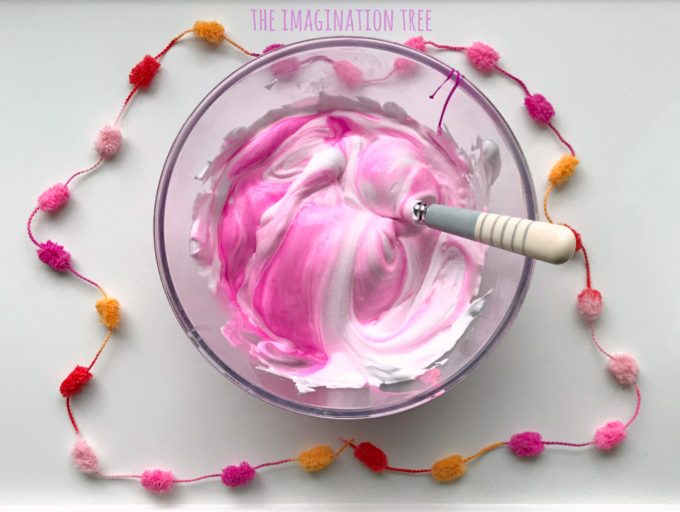 Valentine’s Fluffy Slime Recipe! – The Imagination Tree