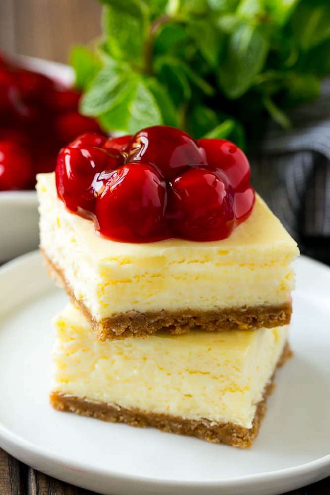 Cherry Cheesecake Bars