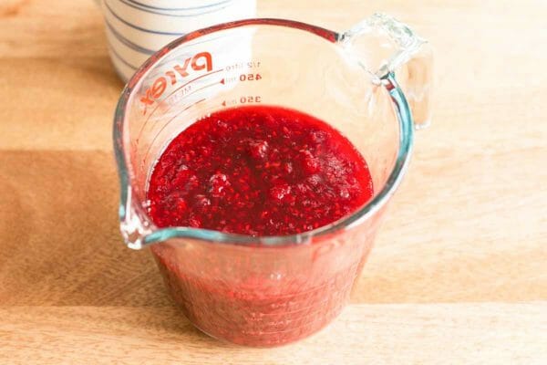 Chocolate Chip Pancakes with Raspberry Sauce Recipe