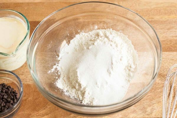 Chocolate Chip Pancakes with Raspberry Sauce Recipe