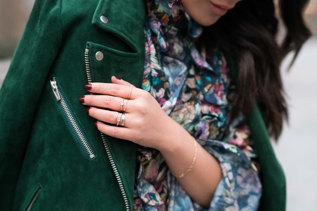 Spring Ready :: Floral dresses & Suede jackets