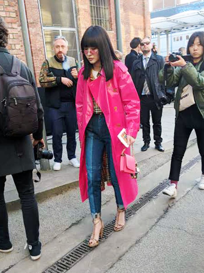 50 Street Style Snaps of the Most Colourful Outfits at London Fashion Week