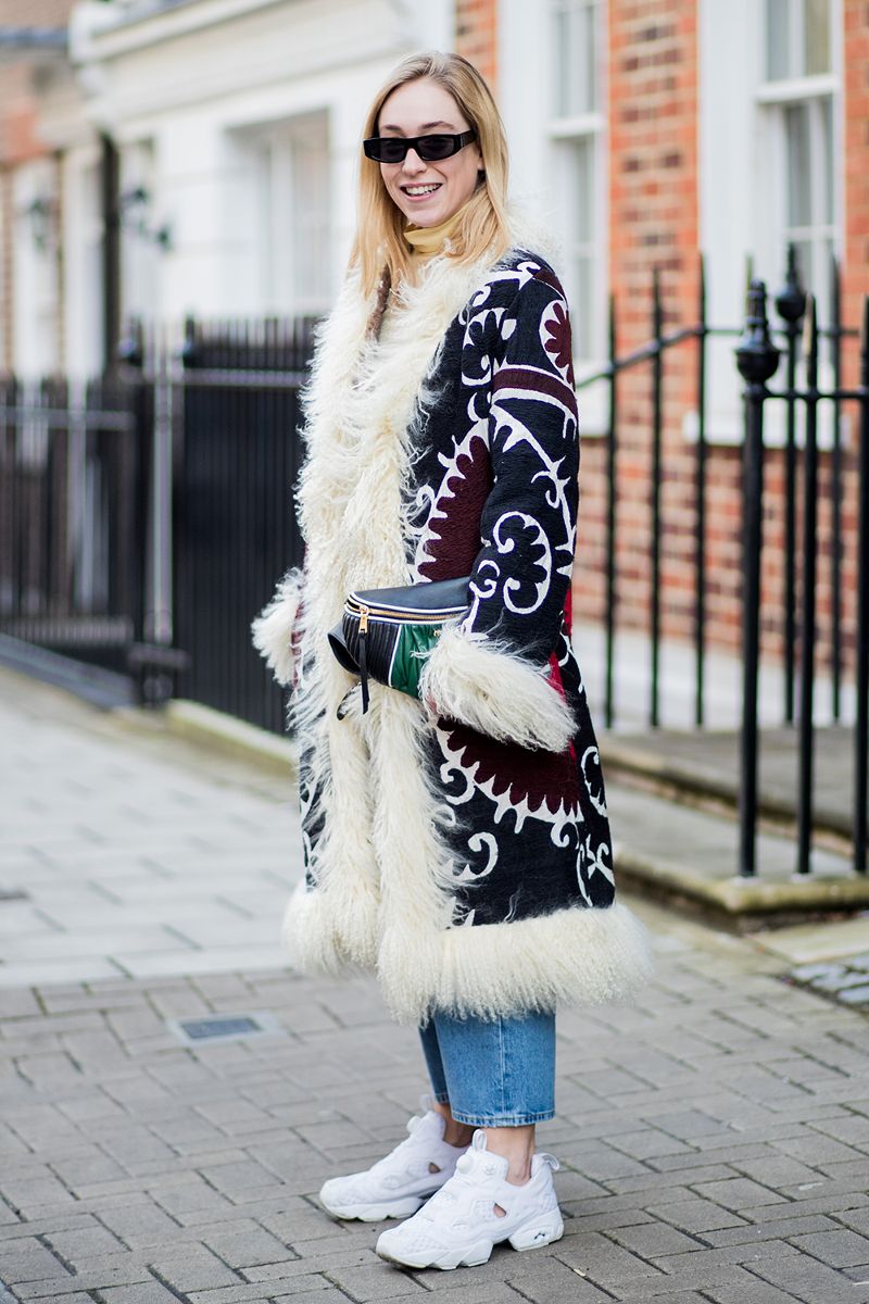 50 Street Style Snaps of the Most Colourful Outfits at London Fashion Week