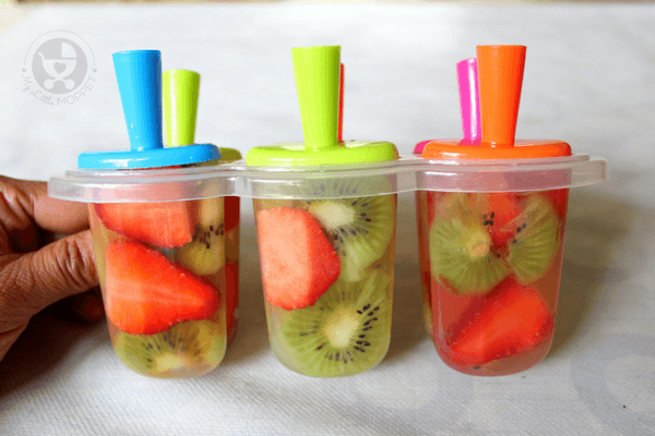 Homemade Fresh Fruit Popsicles for All