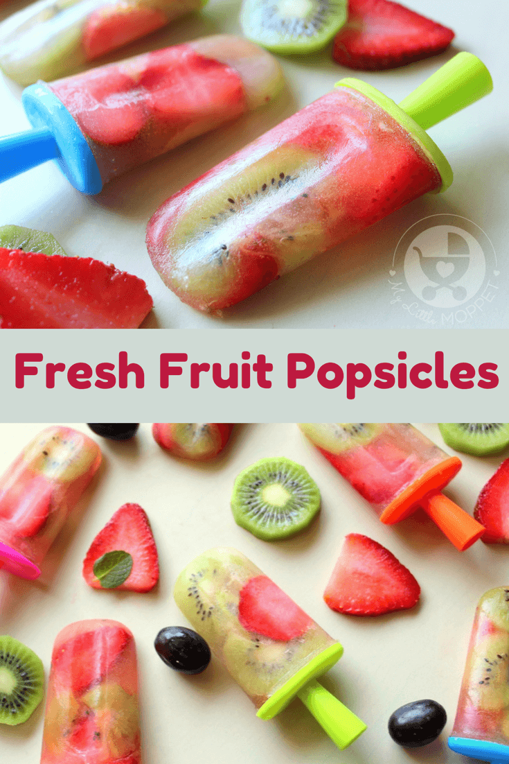 Homemade Fresh Fruit Popsicles for All