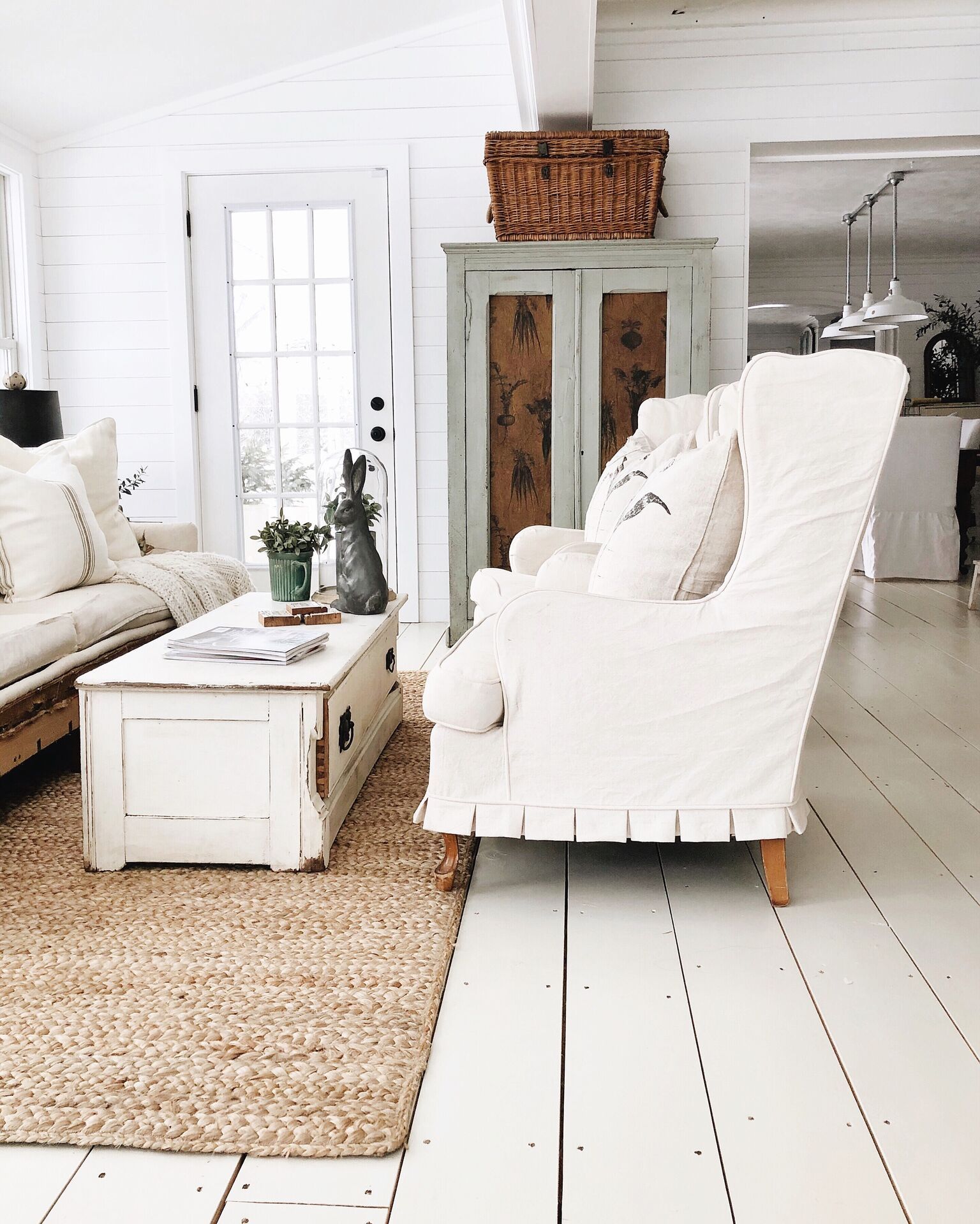 A New Apothecary Cabinet In The Sunroom