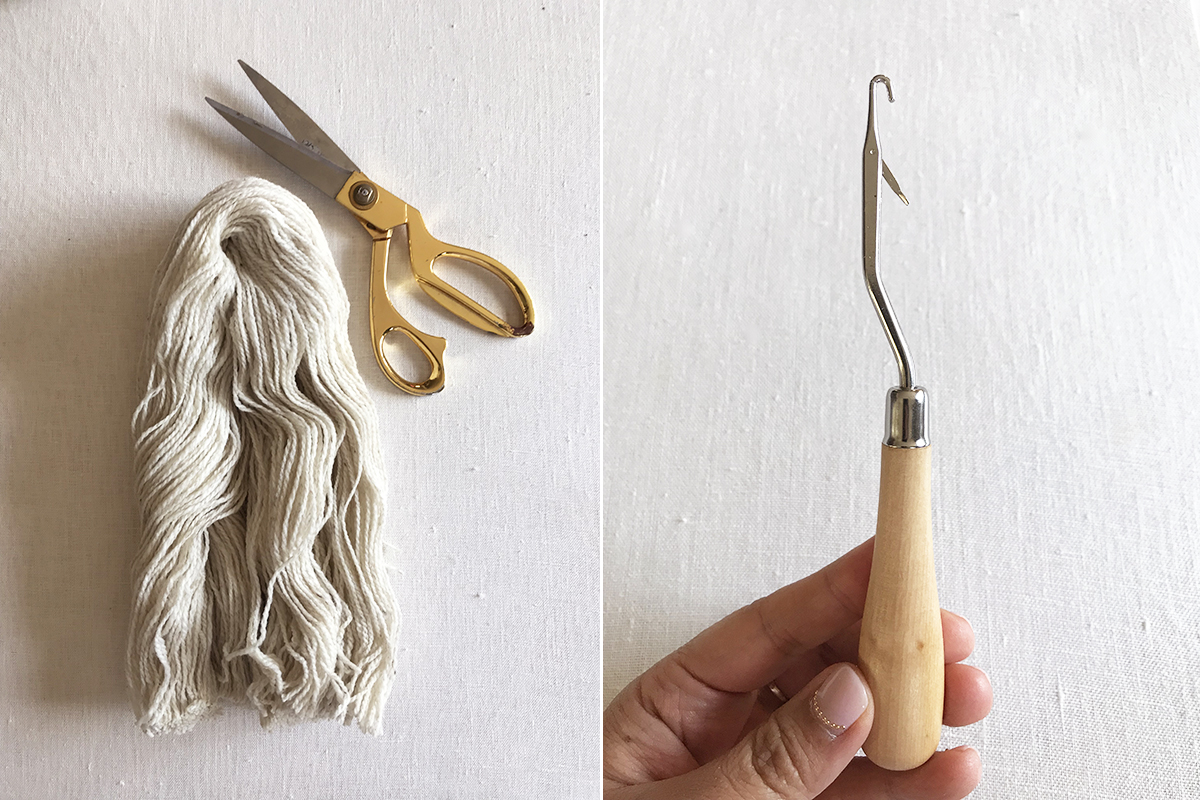 DIY Latch Hook Wall Hanging