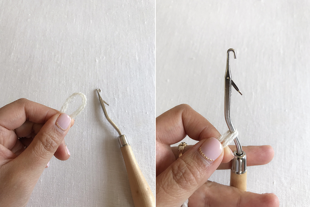 DIY Latch Hook Wall Hanging