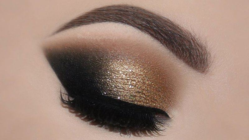 Gold Glam Cat Smokey Eyes & Perfect Skin Makeup Tutorial | Melissa Samways
