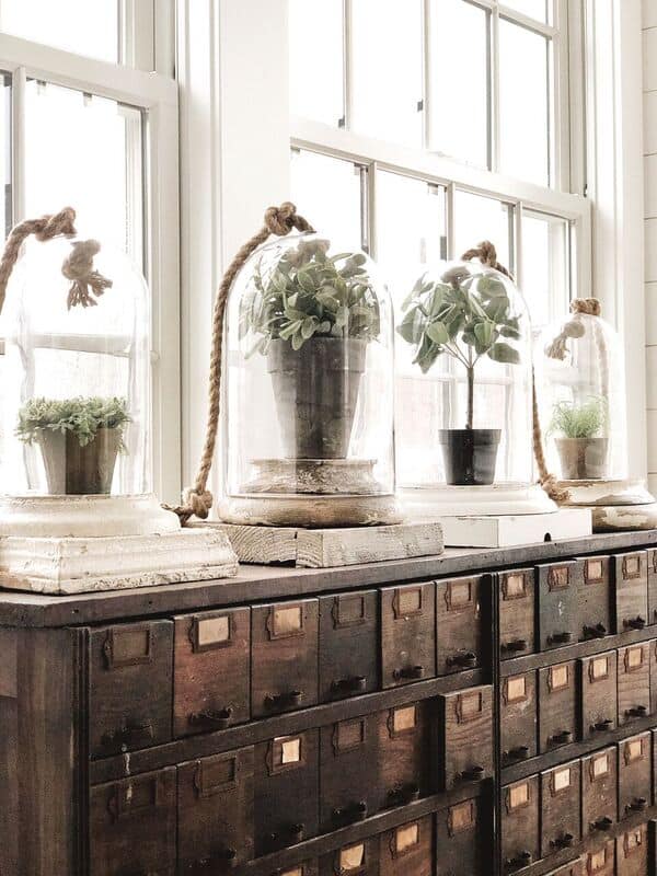 A New Apothecary Cabinet In The Sunroom