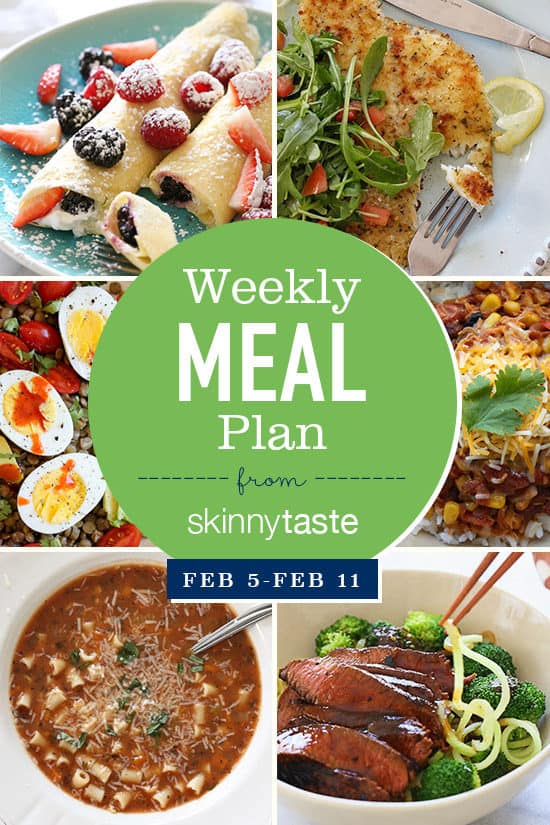 Skinnytaste Meal Plan (February 5-February 11)
