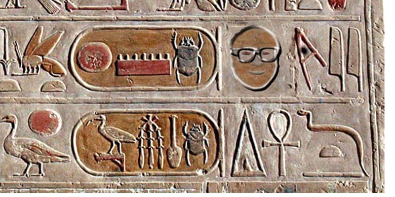 Egyptologists Discover Ancient Danny DeVito Hieroglyphs In Pharaoh’s Tomb