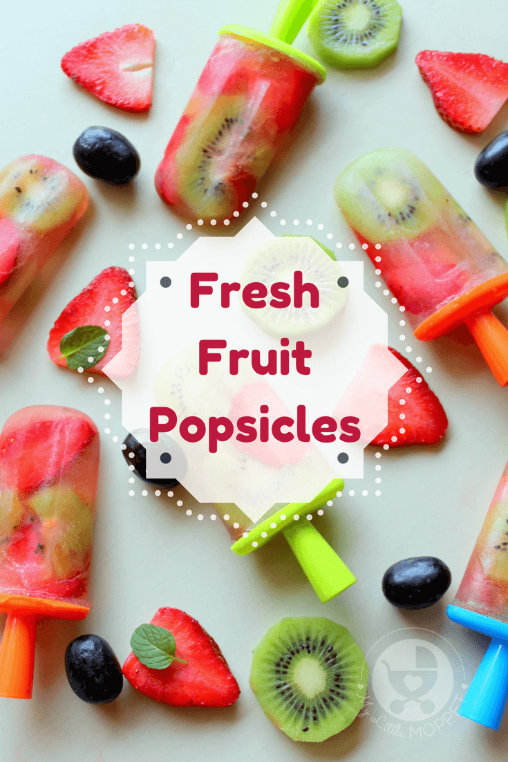 Homemade Fresh Fruit Popsicles for All