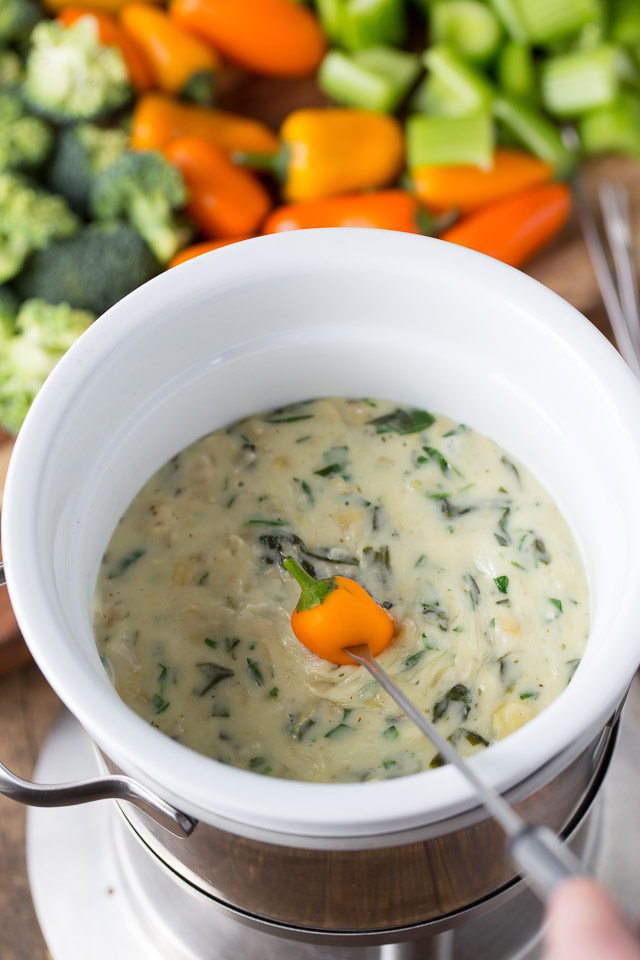 Healthy Spinach Artichoke Fondue | Healthy Ideas for Kids